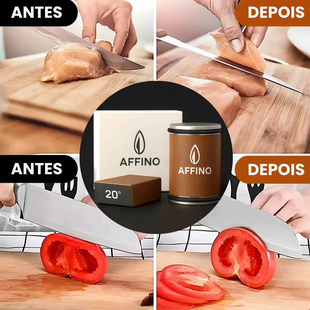 Affino™ - Afiador de Facas Magnético com Rolo Diamantado