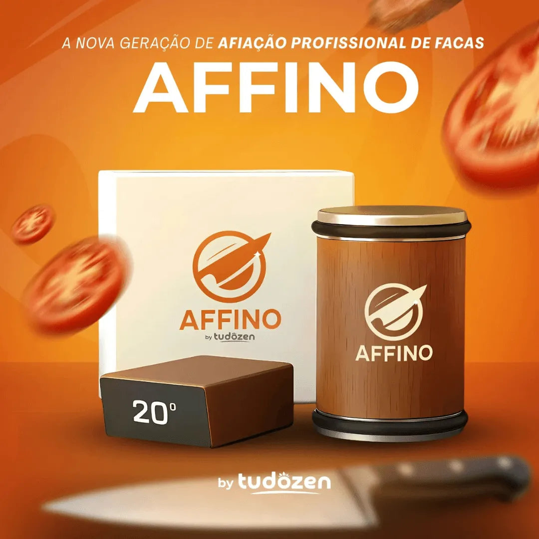 Affino™ - Afiador de Facas Magnético com Rolo Diamantado