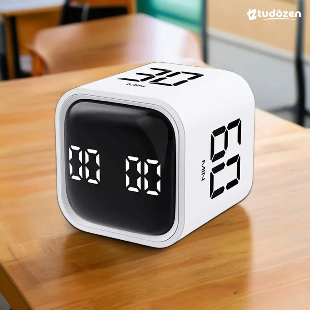 Cubo Produtivo com Timer e Sensor de Gravidade - Tudozen