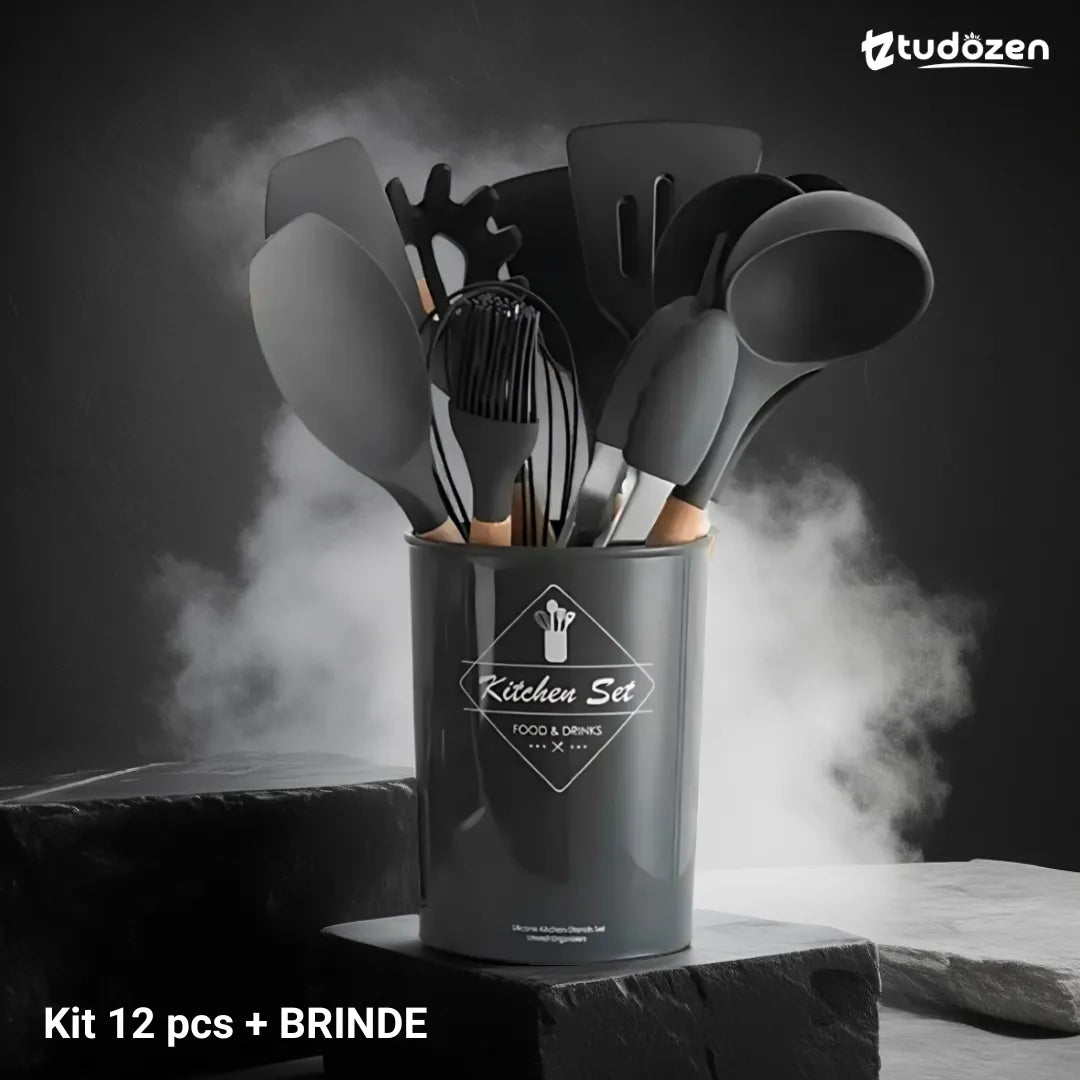 Utensílios de Cozinha Kit c/ 12 Peças  (COMPRE 1 LEVE 2) - Tudozen