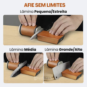 Affino™ - Afiador de Facas Magnético com Rolo Diamantado