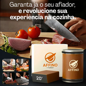 Affino™ - Afiador de Facas Magnético com Rolo Diamantado
