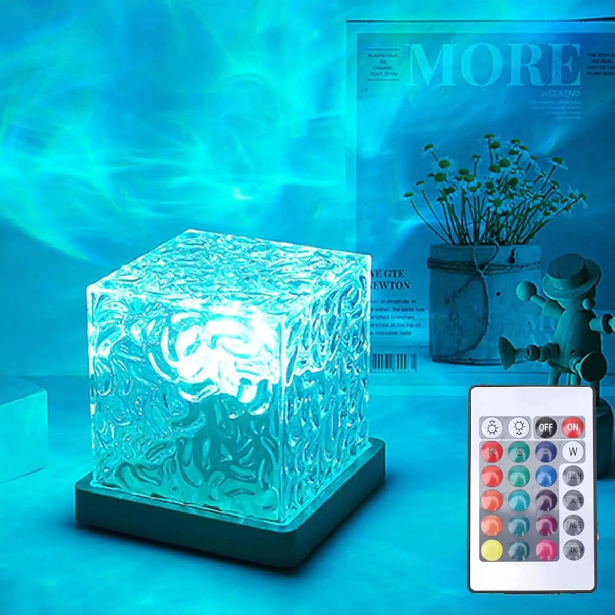 Projetor de Luz do Oceano com Efeito de Ondas - Tudozen
